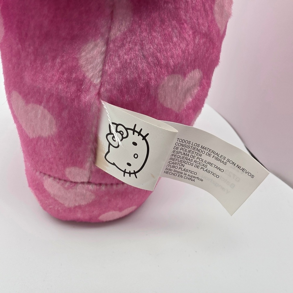 Hello Kitty Valentines Day Greeter Plush Pink Heart Pajama Toy Love You Pillow - Picture 13 of 13